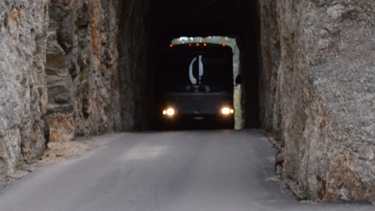 bus in tunnel 1